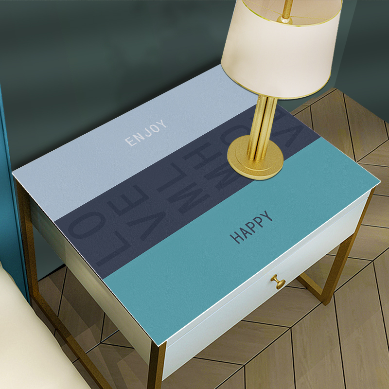 Nordic Bed Head Cabinet Table Mat Cover Cloth Tablecloths Waterproof Anti-Burn Leather Cushions Bedroom Washing Machine Light Lavish Cover Towels