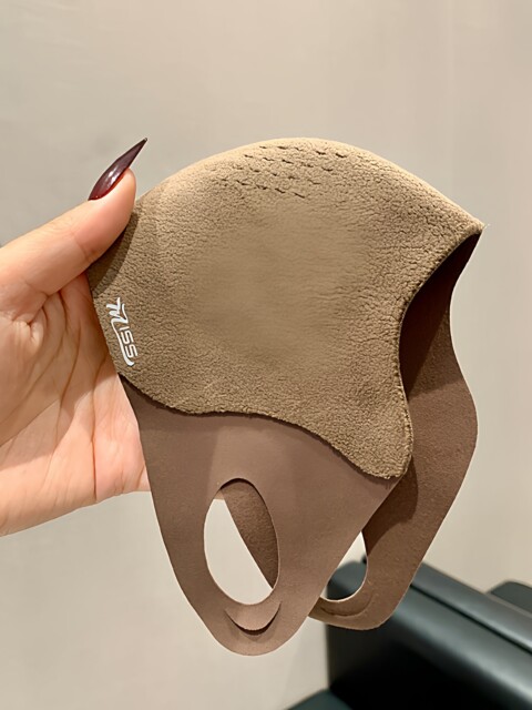 Warm Face Mask for Women, Stylish and Thickened for Autumn and Winter, Windproof and Cold-Resistant, Suitable for Outdoor Cycling, Washable