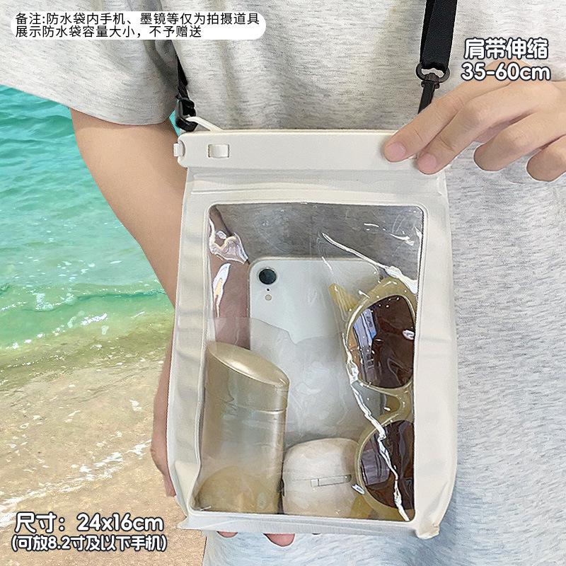 写真撮影用のタッチスクリーンを備えた大容量の防水携帯電話バッグ、ビーチバッグ、水泳、ダイビング、ラフティング用具収納バッグ、メッセンジャーバッグ