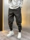 男士裤子夏季款小脚哈伦裤潮牌新款九分裤子男宽松潮流束脚休闲裤