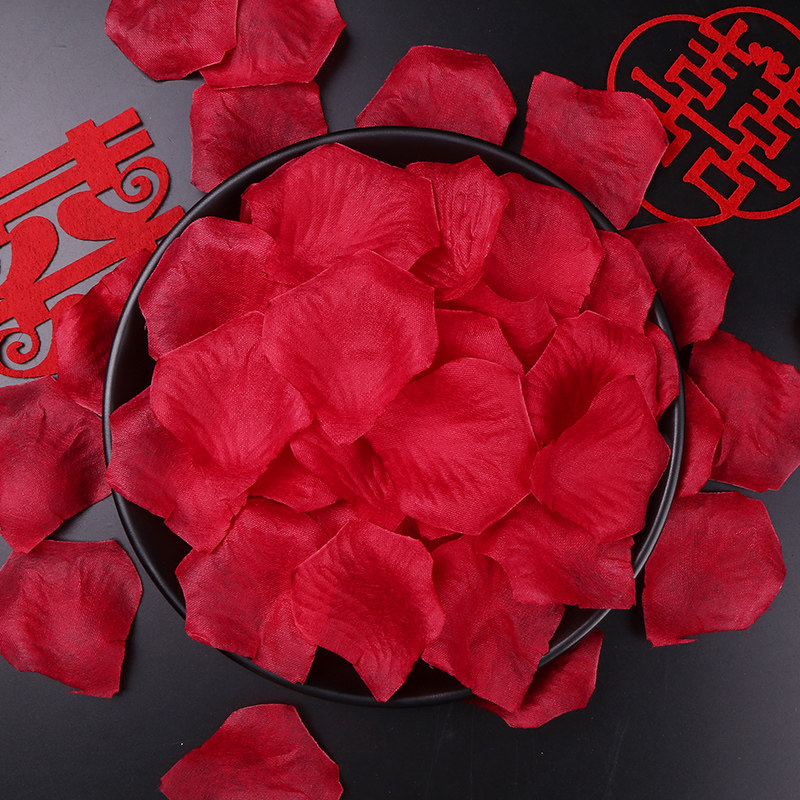 Simulation petal fake petal rose wedding confession hand flower