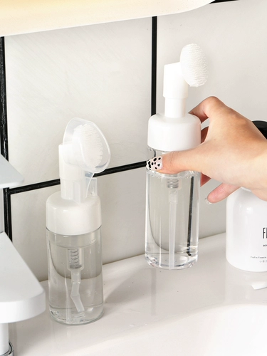 TikTok, очищающее молочко, мусс, силиконовая бутылка