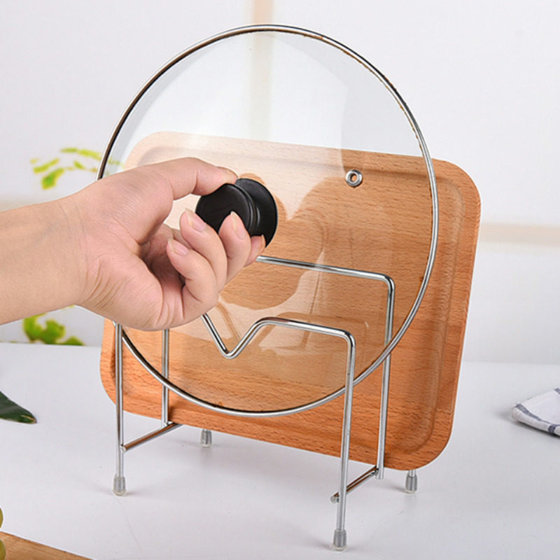 Shelving Cutting Board Case Board Containing Shelf Shelving Shelf for Stainless Steel Lid Rack Chopping Rack Seat Kitchen