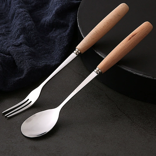 Посуда для домашнего использования из нержавеющей стали, вилка, палочки для еды, ложка, комплект, полный комплект
