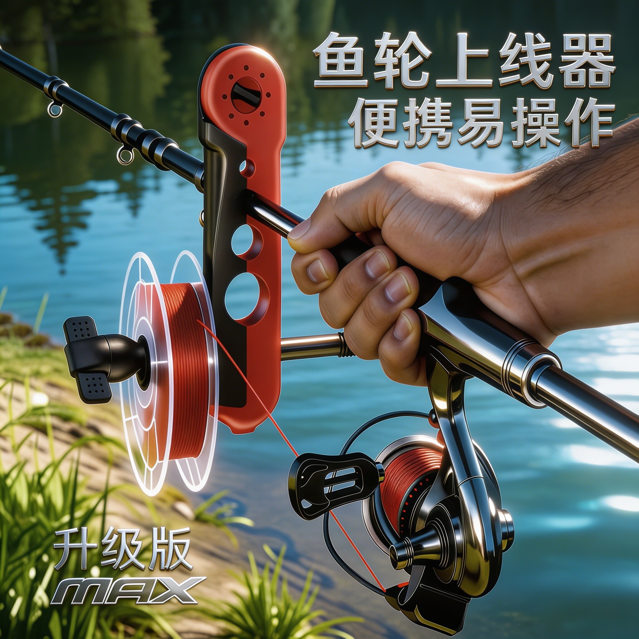 Новое онлайн-устройство Luya fishing reel, устройство для намотки рыболовных катушек, спиннинг, удочка, рыболовная катушка, портативная удочка из полиэтиленовой лески, быстрая