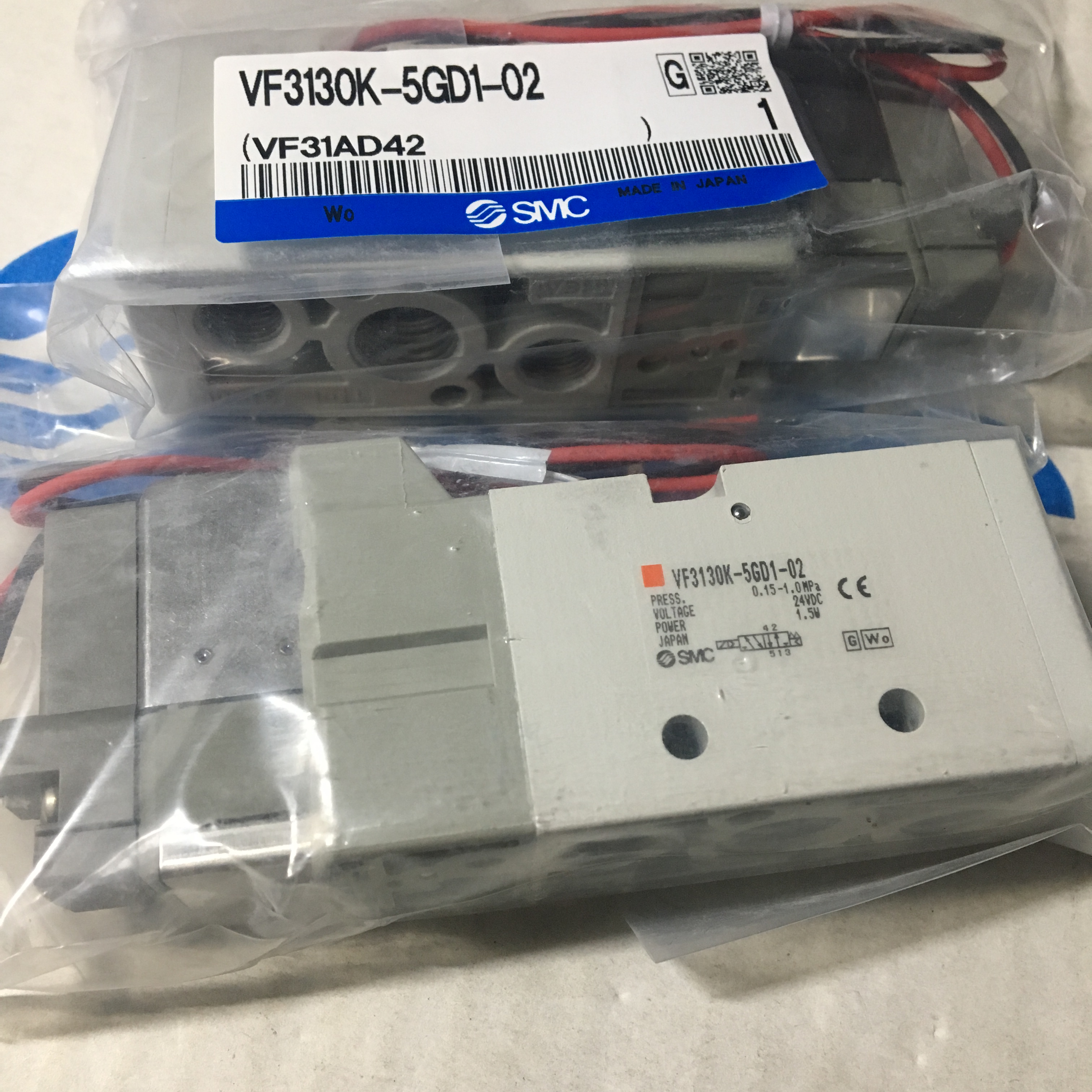 Japan SMC original high voltage solenoid valve VF3130K - 5GD1 - 02 spot