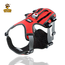 Walking Dog dog Chest Braces Explosion-proof Pull-Lift Without Le Neck Nighttime Glistening Comfort Breathable Nylon Pet Supplies