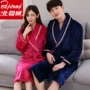 Áo choàng ngủ bằng vải nhung Bắc cực vài bộ đồ ngủ nam và nữ dài tay flannel san hô lông cừu dịch vụ nhà đồ ngủ gợi cảm đồ ngủ phi bóng