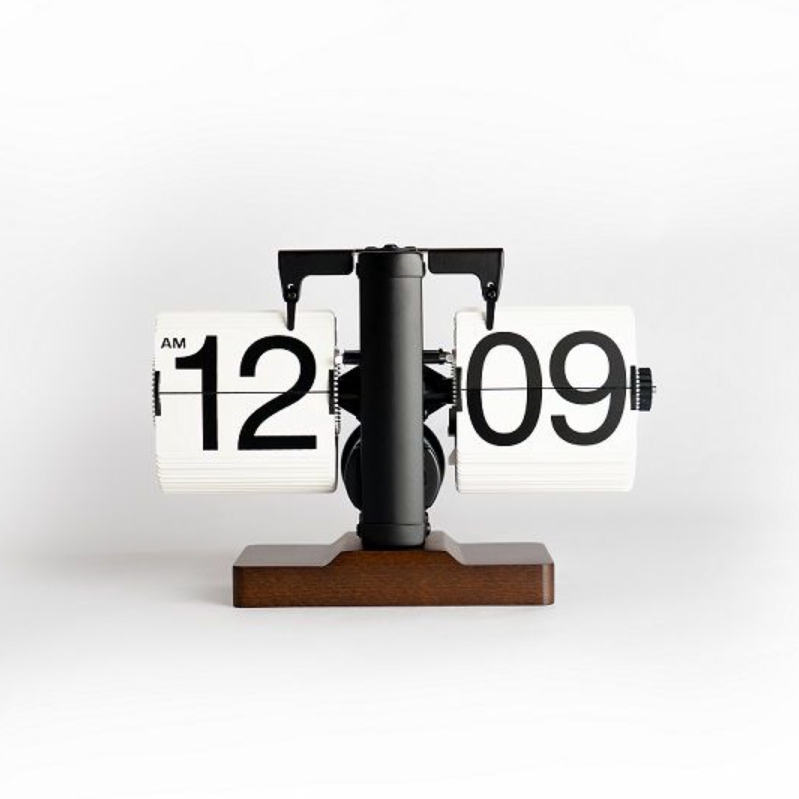 Light Luxury and Practical Digital Flip Clock Desktop Niche Home Decoration Simple Automatic Flip Clock Ornament Decorative Table Clock