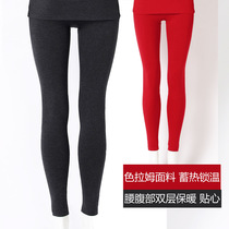 Lanzuri Woman Autumn Winter Tight elastic beating underpants Decede plus suede thickened lady inner wearing autumn pants fever Warm Trousers