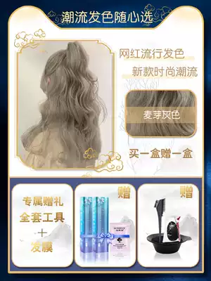 Malt gray hair dye 2021 popular color White yourself at home dyeing foam plant pure ointment female male summer