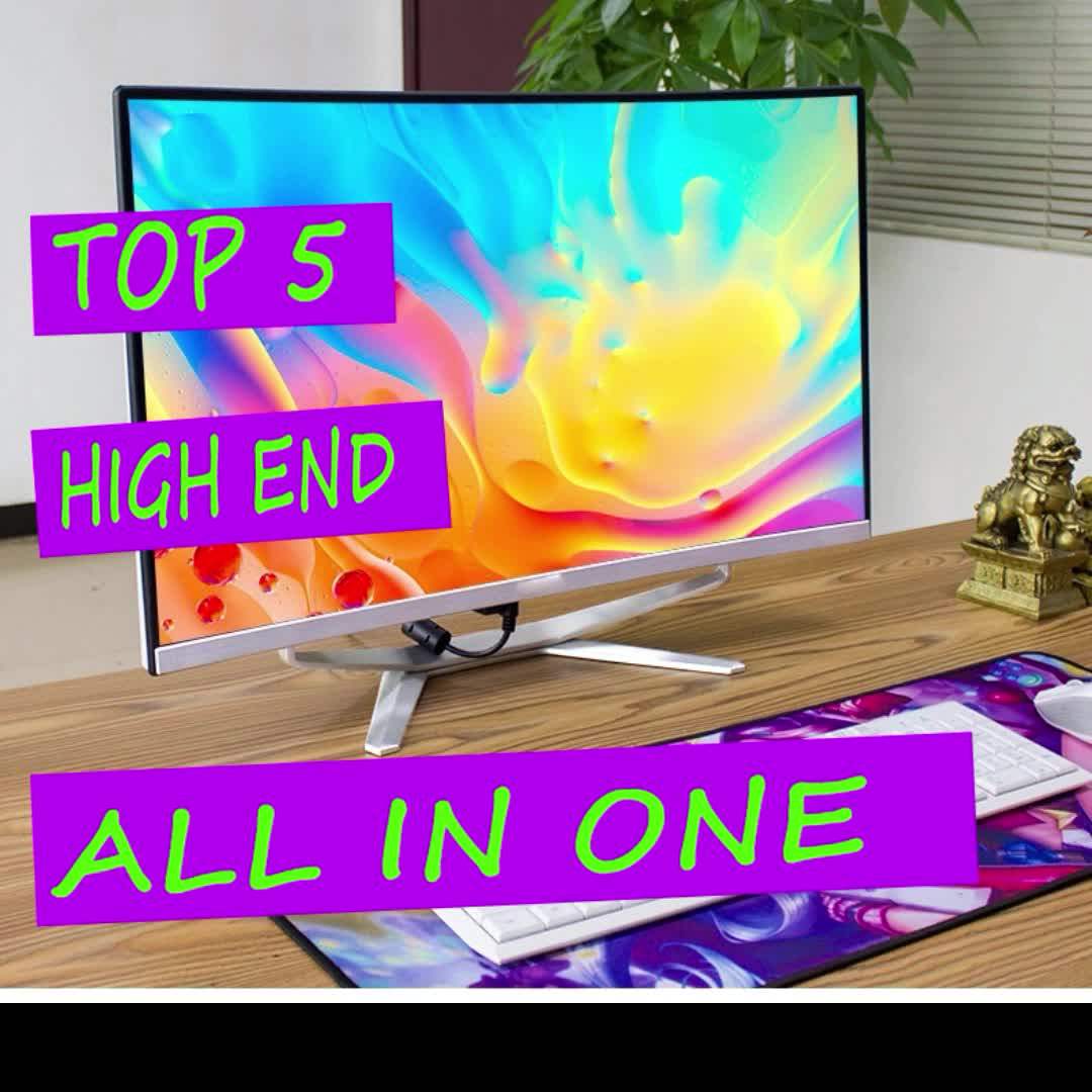 Top Aio Pc Core I3 I5 I7 Pc Gaming I9 9900k Monoblock Curved Monitor ...