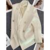 Women in suits and jackets Slim-fitting white jackets High-end temperament Popular suits
