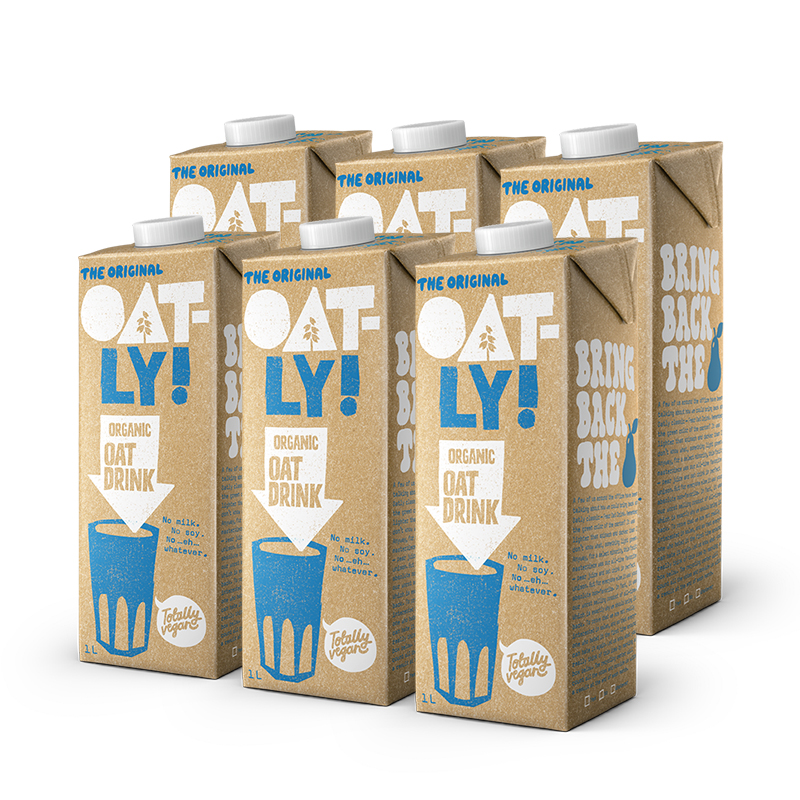 oatly燕麦奶有机燕麦露1L装*6