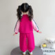 Girls' Baseball Uniform Floral Set Spring 2026 New Stylish Children's Fashionable Spring Outfit Casual Sports Two-Piece Set