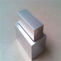 Aluminum alloy square tube square pass 100*44 76*44 glass bead aluminum alloy profile