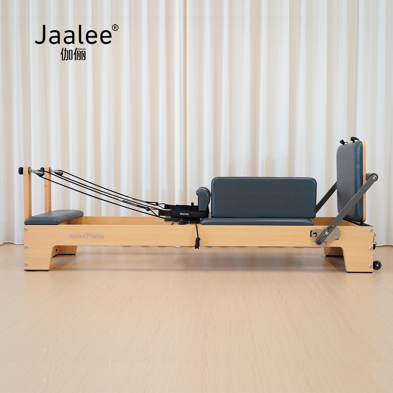 Jaalee Yoga Pilates Equipment Multi-Layer Solid Wood Core Bed for Body Shaping and Personal Training