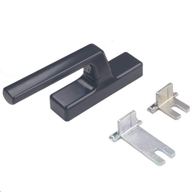 KINLONG Firmness Doors And Windows Five Gold Accessories Broken Bridge Aluminum Doors And Windows Handle Curtain Wall Windows Handle Model Public Windows Handle