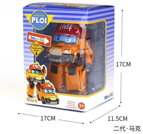 Biến dạng Poli Toy King Kong 5 Hướng dẫn sử dụng Q Phiên bản Robot Xe Mini Boy 3 Mẫu xe cảnh sát - Gundam / Mech Model / Robot / Transformers mua mô hình gundam