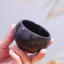 Stone day stone night Anhua Moraine rock tea set Natural stone tea cup Single master cup Health large capacity Arhat cup