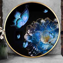 Blue love cross stitch living room thread embroidery butterfly peony flower self embroidery live broadcast factory aliexpress