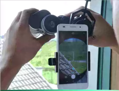 Upgraded version of the telescope to take pictures with the mobile phone photography bracket universal photography mobile phone clip Telescope accessories