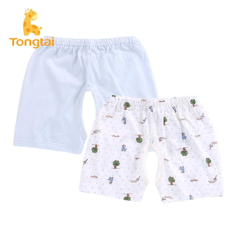 Tongtai Newborn Summer Cotton Open Crotch Shorts Baby Cotton Shorts 1-6 Months Baby Summer Single Underwear