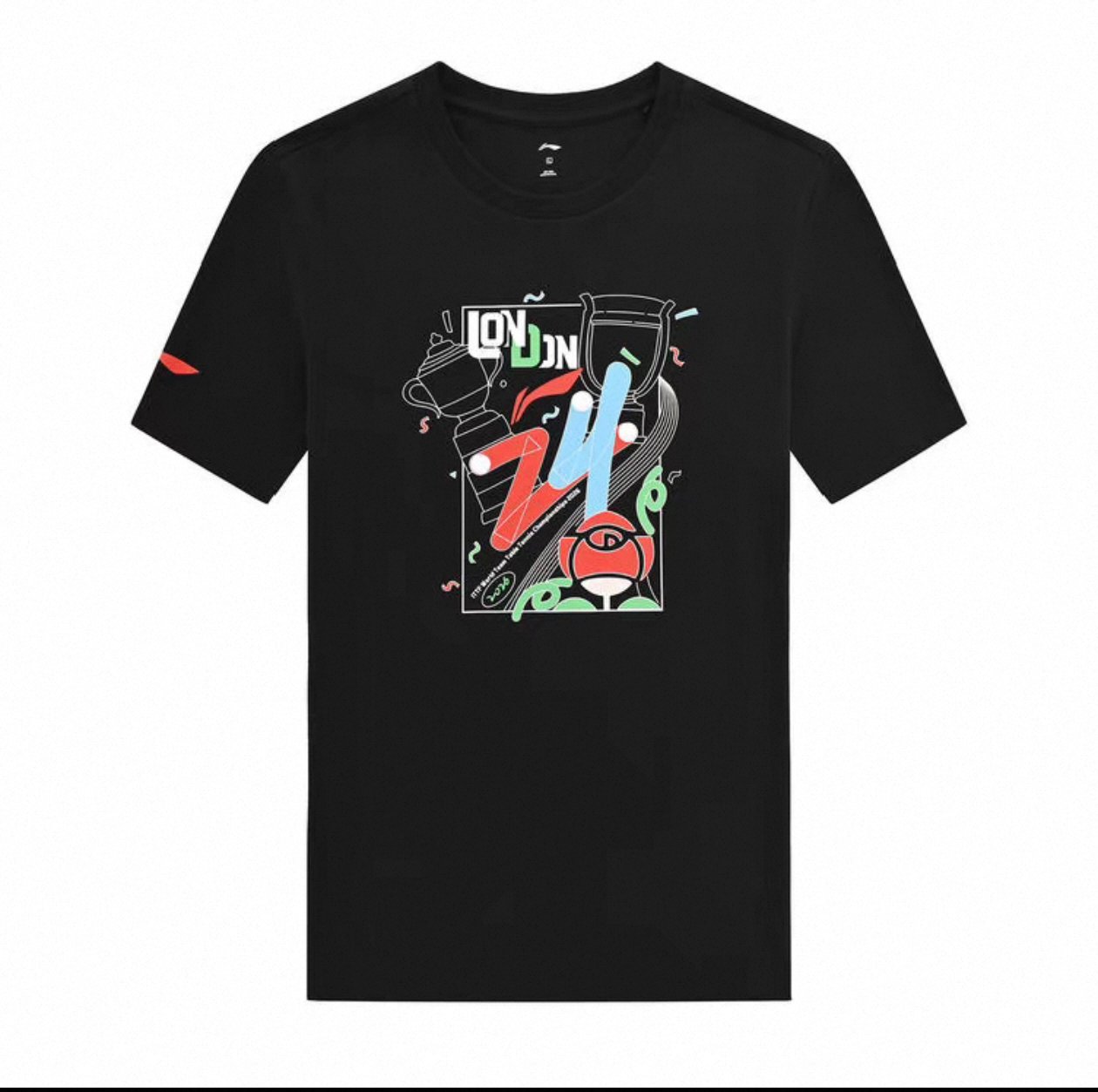 เสื้อยืดที่ระลึกการแข่งขันชิงแชมป์ทีม รายการชิงแชมป์โลกเทเบิลเทนนิส ณ กรุงลอนดอน ปี 2026 ของแบรนด์ Li-Ning, เสื้อยืดวัฒนธรรมเทเบิลเทนนิสครบรอบหนึ่งร้อยปี คว้าสองมงกุฎ
