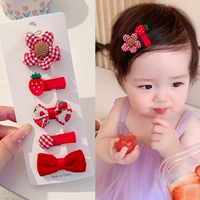 45#красный пять -паточный цветок 5 штук