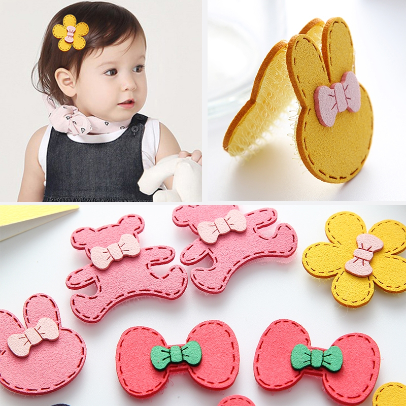 South Korean children's hair decoration hair stickup baby girl magic stick butterfly knot and sea broken flowers baby cute head flower ornament