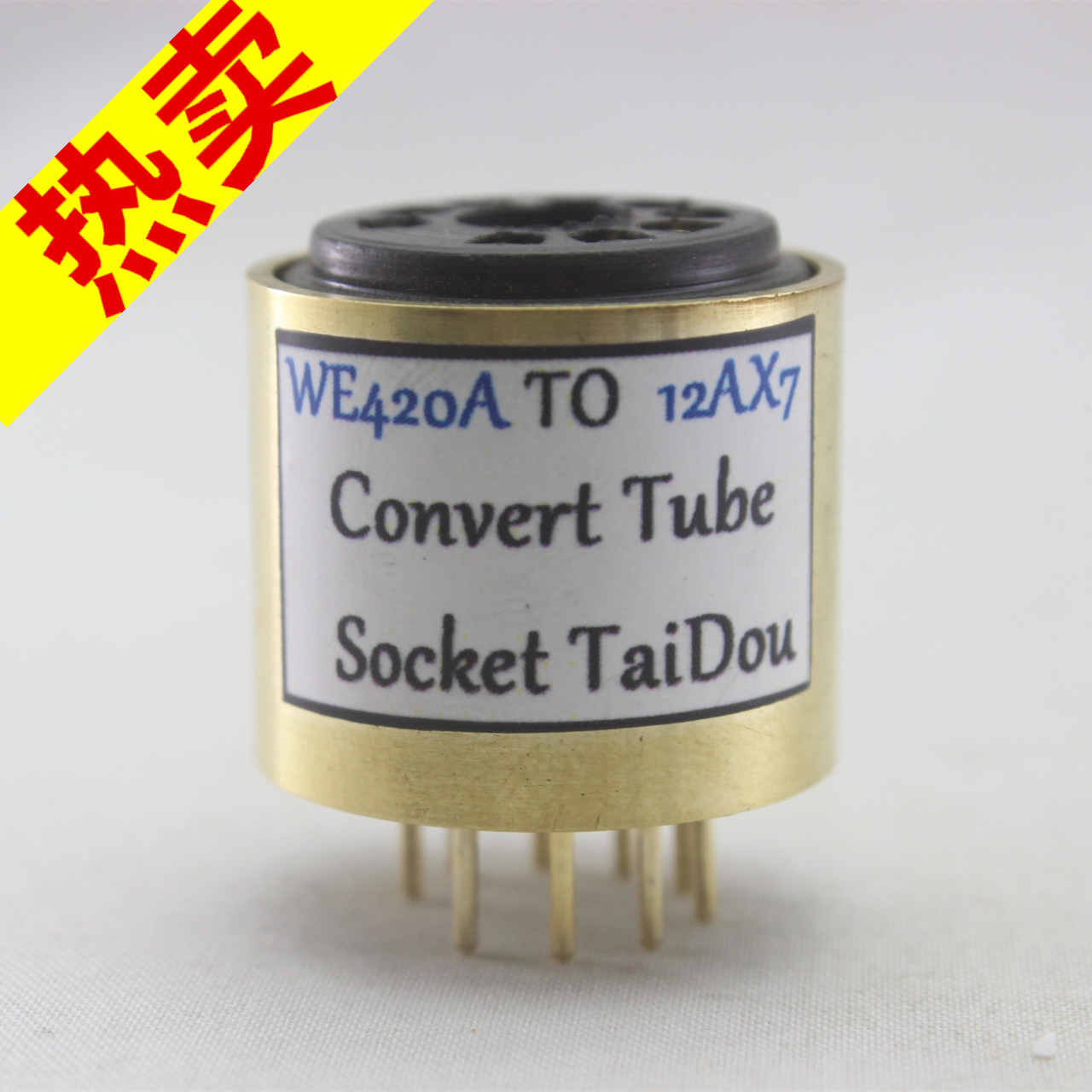 Advanced Custom West Electric 420A 5755 turn 12AX7 ECC83 conversion seat vacuum plated conversion seat