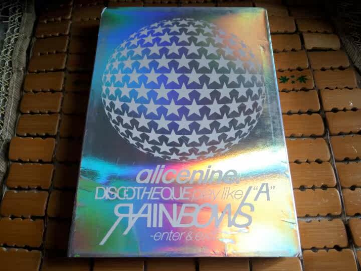 alice nine rainbows DVD (Japanese back-to-pay card line goods)