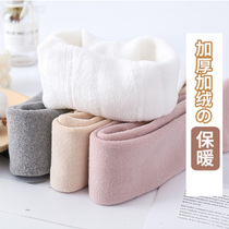 Autumn and winter cotton thickened velvet warm children girls pantyhose Baby leggings Large pp baby terry socks