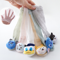 Baby stockings cotton summer super thin newborn cute super cute baby mesh knee mosquito socks