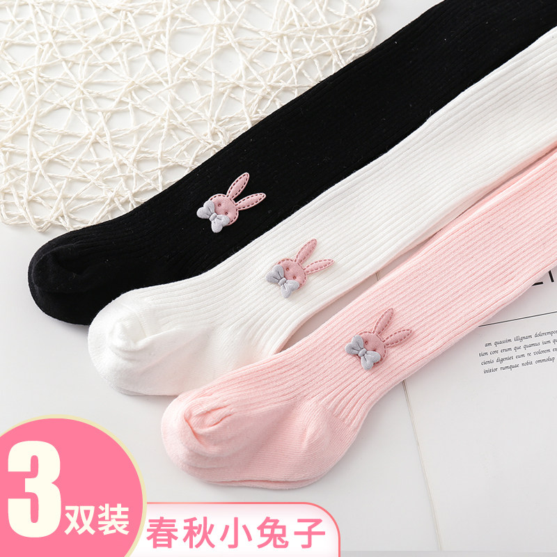 Baby pantyhose big pp spring and autumn baby leggings socks cotton girl pair pants children socks thin