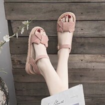 Hot Wind Lady Sandals Women 2022 Summer New Thick Bottoms Student Fairy Wind 100 Hitch Gown Fashion Flat-bottomed Tide Shoes