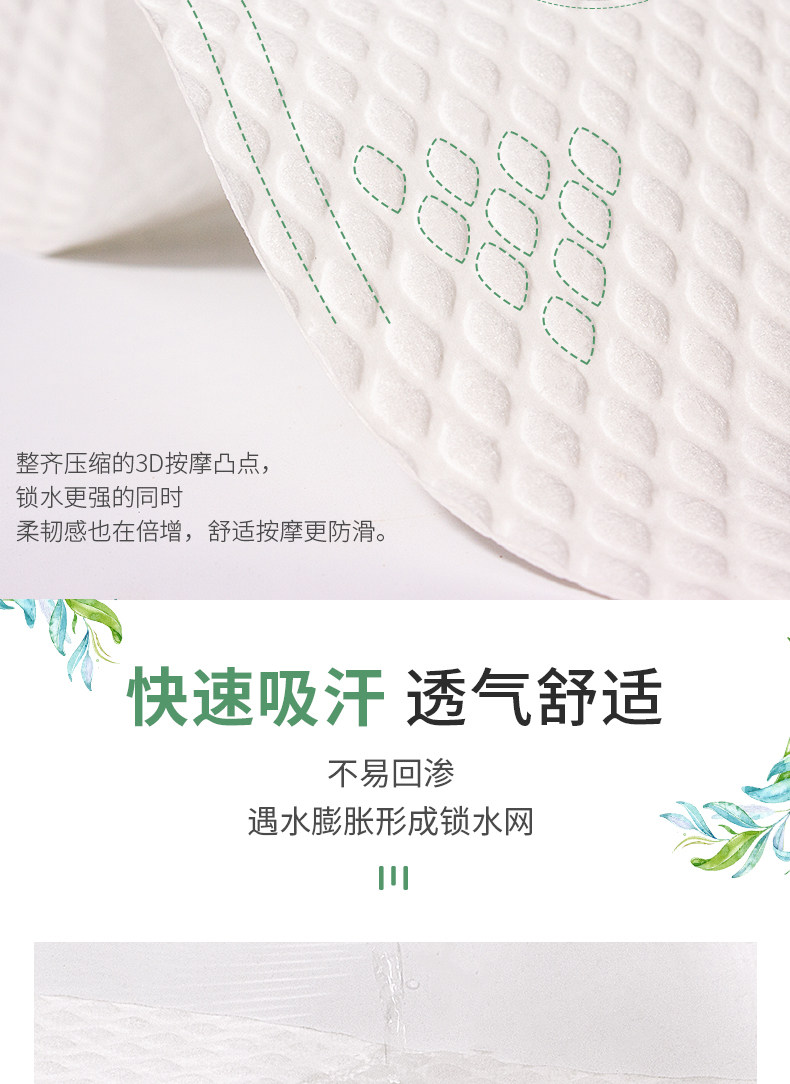 夏季光脚50双一次性鞋垫单鞋木浆吸汗防臭透气男女防汗高跟鞋详情8