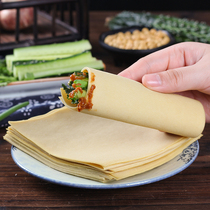 Northeast specialty produced authentic halide dry tofu tofu ultra thin thousand soybean tofu handmade soybean leather foods 3 kg