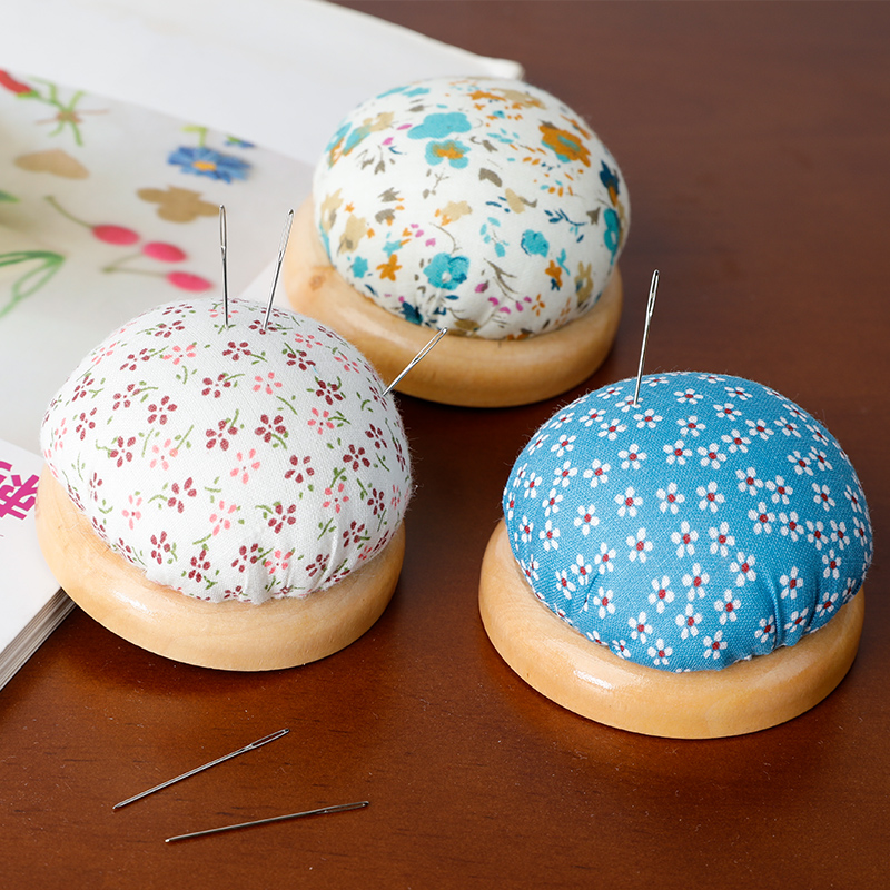 針挿入バッグ 手作り生地 DIY クロスステッチツール 針パック ログベース 針ホルダー 針刺し カラービーズ 針挿入