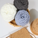 Нить для полоски льда, толстая шерстяная нить, шерстяная нить для вязаного шарфа своими руками, нить для тапочек крючком, мягкая шерстяная нить для самоплетения, клубок ниток