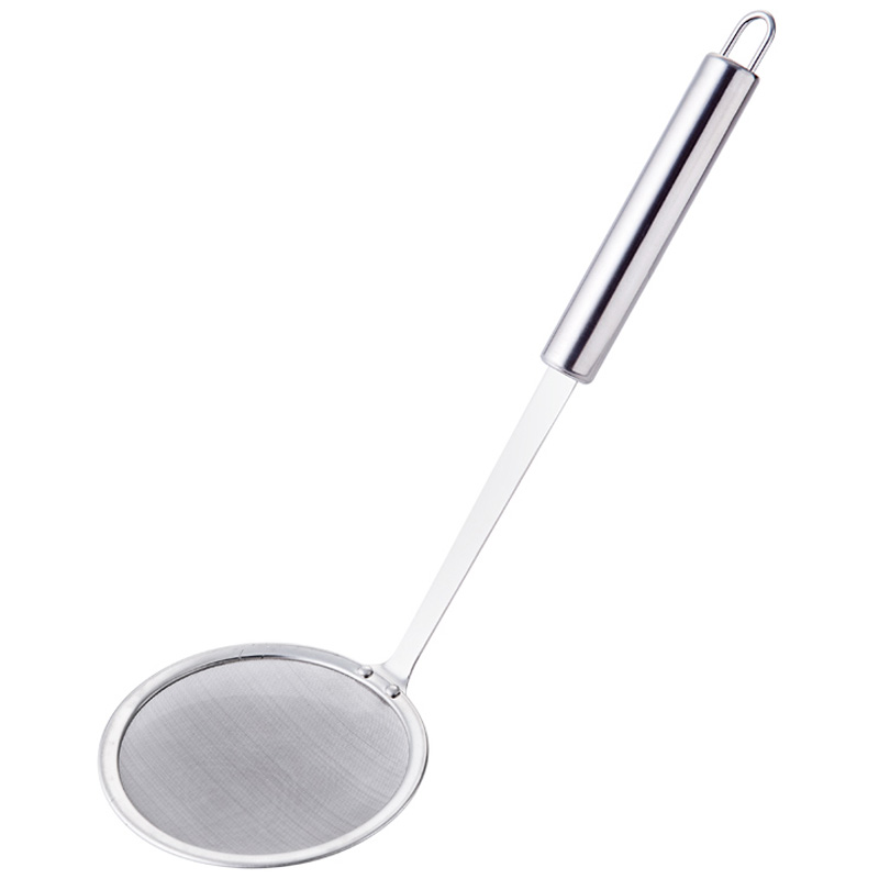 304 stainless steel soy milk filter small colander ultra-fine fishing oil residue filter oil hot pot foam grease filter dense mesh spoon