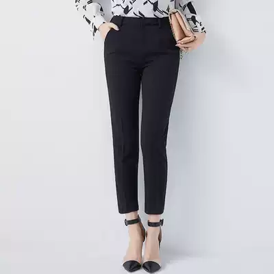 Pants women Spring 2019 new ladies nine-point suit pants summer thin high waist slim Joker Korean overalls pants