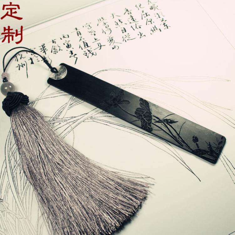 Chinese Fenghai Dark Bookmark Customized Engraving Classical Renaissance Creative Renaissance 520 Valentine's Day gift