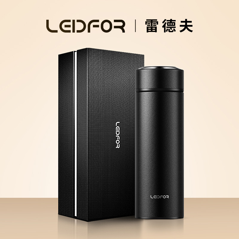 LEIDFOR Redf cup men's cup stainless steel cup high - end business portable car cup female