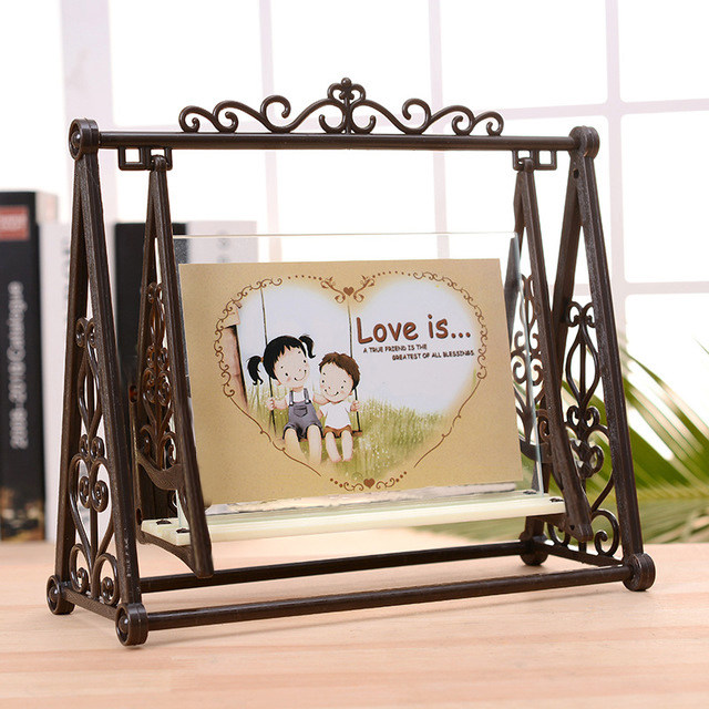 5 inch large 6 inch 7 inch swing photo frame creative fashion wedding photo frame Cute kindergarten baby photo frame