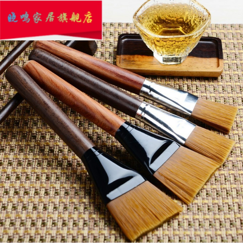 Brush ebony hard Brush to clean tea tea table accessories desktop broom cup tea to wash with clean water