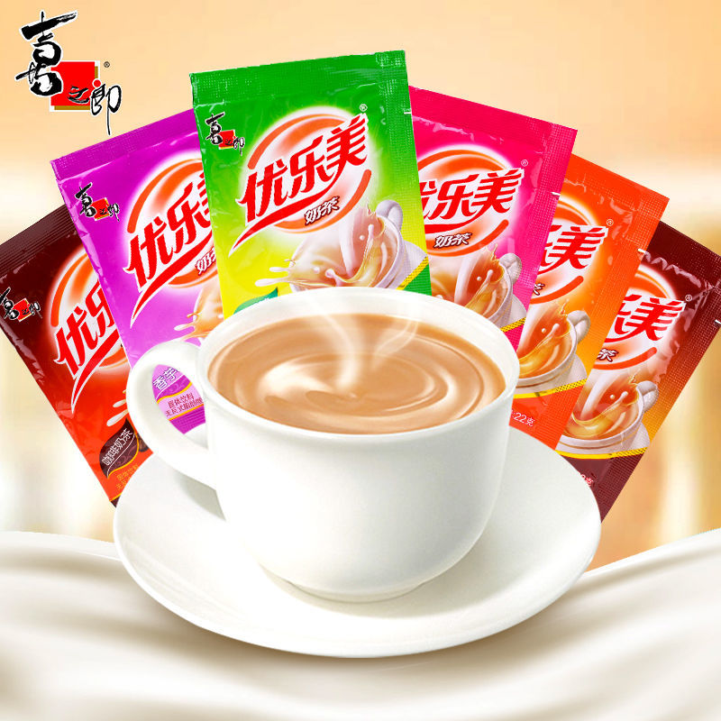 Xizhilang Youlemei bagged milk tea 22g per bag of instant beverage powder milk tea powder brewed beverage milk tea afternoon tea
