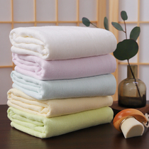 Japan imported gauze bath towel baby newborn baby baby super soft summer thin absorbent towel