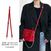 Красные бретели, 92-122см, из натуральной кожи, материал