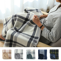 Leg cover blanket blanket office lunch blanket thickened autumn and winter air conditioning blanket knee blanket leg cover foot blanket